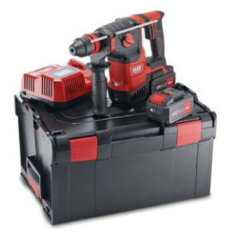 Flex SDS+ Rotarty Hammer Set, 2 x 5.0Ah battery, i-charger, in CC 461768 - CHE 18.0-EC/5.0 Set