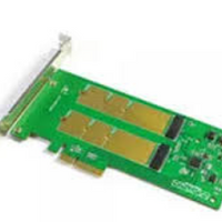 DUAL M.2(2242/2260/2280)SSD/ PCIe x4/ RAID 0;1; SPAN or JBOD/ Low Profile bracket/-VANTEC UGT-M2PC300R