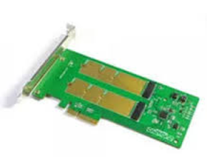 DUAL M.2(2242/2260/2280)SSD/ PCIe x4/ RAID 0;1; SPAN or JBOD/ Low Profile bracket/-VANTEC UGT-M2PC300R