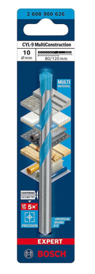 Bosch - Drill bit CYL-9 Multi Construc 10x80x120 - 2608900626