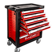 Tork Craft Tork Craft 7 Drawer 196 Pc Roller Box Cabinet On Castors Trolly Tc620030