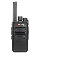 Zartek  ZA-723 two-way radio, UHF handheld transceiver,  2 pin side jack (incl radio, USB desktop charging cradle, mains adaptor, battery, belt clip) Box