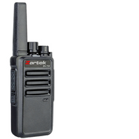 Zartek  ZA-723 two-way radio, UHF handheld transceiver,  2 pin side jack (incl radio, USB desktop charging cradle, mains adaptor, battery, belt clip) Box