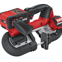 Flex 127mm Brushless band saw 18V, adjustable speed, c/w integrated light & EMS 531749 SBE 127 18.0-EC