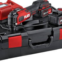 Flex Cordless multitool 18V set c/w 2x 5.0Ah batteries & 
intelligent charger in a carry case 518417