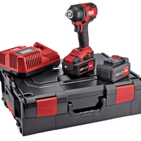 Flex Cordless brushless impact wrench set c/w 2x 5.0Ah 
batteries & intelligent charger in a L-BOXX 461776