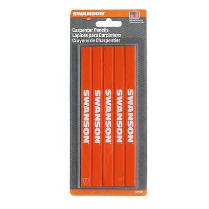 Carpenters Pencils 5 Pk