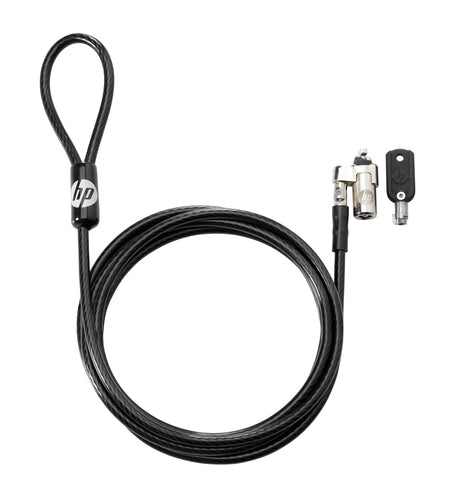 HP Keyed Cable Lock 10mm - Laptop Security - Anti-Theft Cable Lock