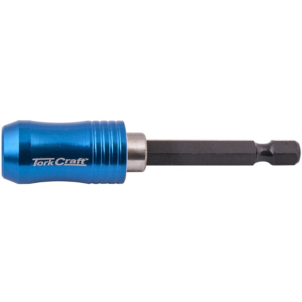 Tork Craft Magnetic Bit Holder, 75mm, 1/4\" Hex Drive - Secure Screwdriver Bit Extension