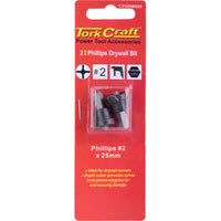 Tork Craft #2 Phillips Drywall Bit: Power Tool Accessory for Drywall Screws