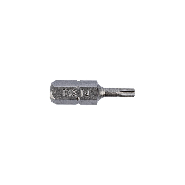 TORX TAMPER RESISTANT INSERT BIT T9H X 25MM BULK