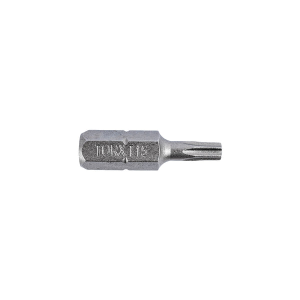 TORX TAMPER RESISTANT INSERT BIT T15H X 25MM BULK