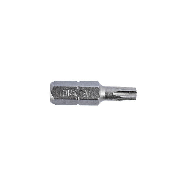 TORX TAMPER RESISTANT INSERT BIT T20H X 25MM BULK