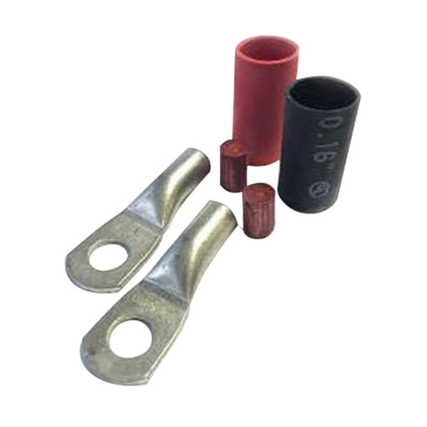 HELLERMANNTYTON Solder Lug Set: Positive/Negative Pellet Lug Sleeves, connectors, terminals.