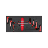 AmPro: 7Pc T-Handle Ball Point & Hex Wrench Set Metric -  T22908