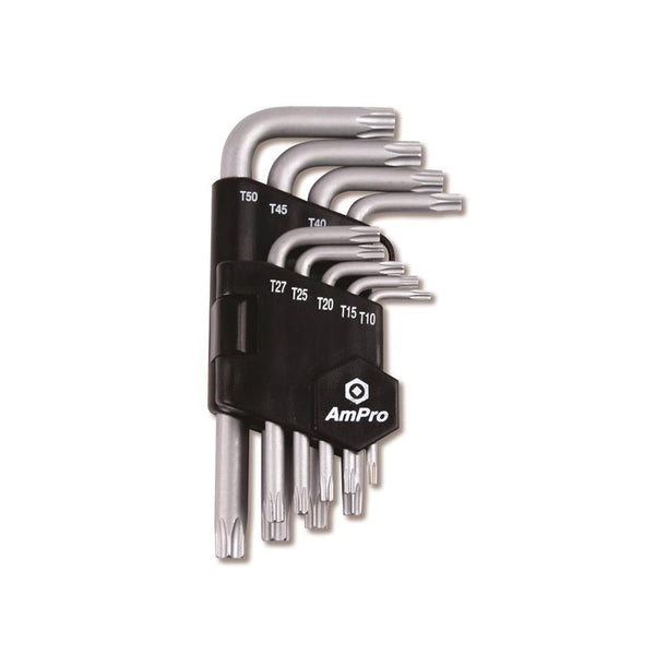 AmPro: Star Key Set L-Type Tamper-Proof 9Pc -  T22925