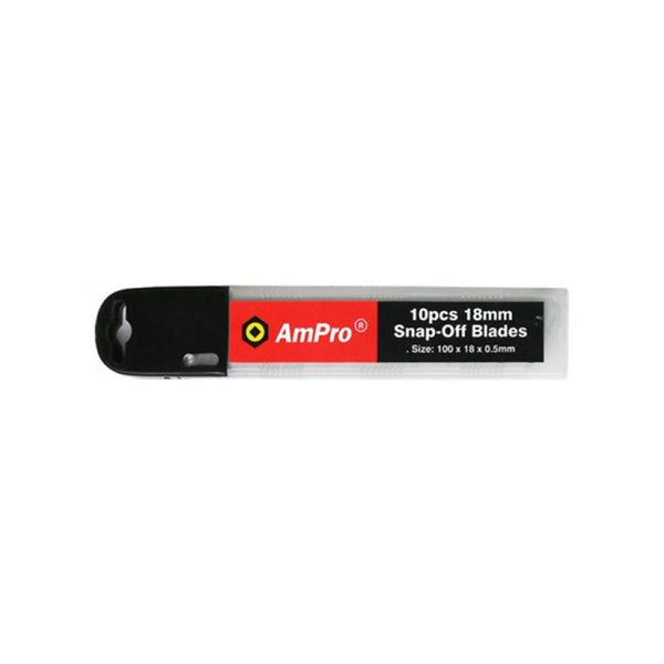 AmPro: 10Pc Snap-Off Replacment Blades -  T23220