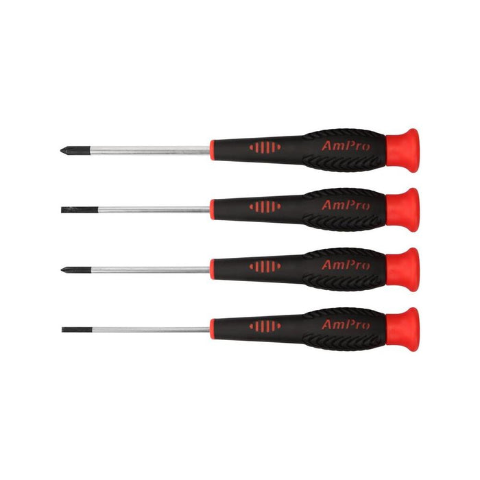 AmPro: 4Pc Precision Screwdriver Set -  T32150