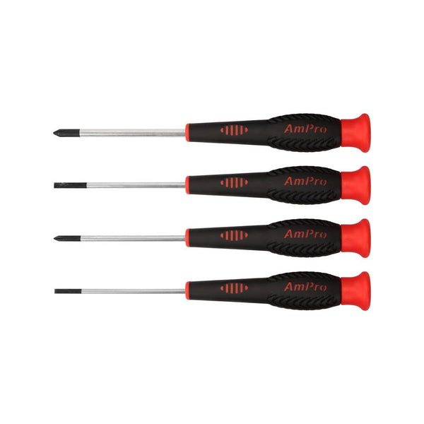 AmPro: 4Pc Precision Screwdriver Set -  T32150