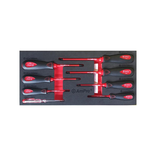 AmPro: 8Pc Electrical Screwdriver Set -  T32193