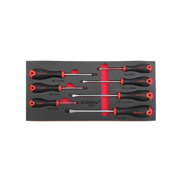 AmPro: 7Pc Xtro Soft Pro Screwdriver Set Phillips & Slotted -  T32991