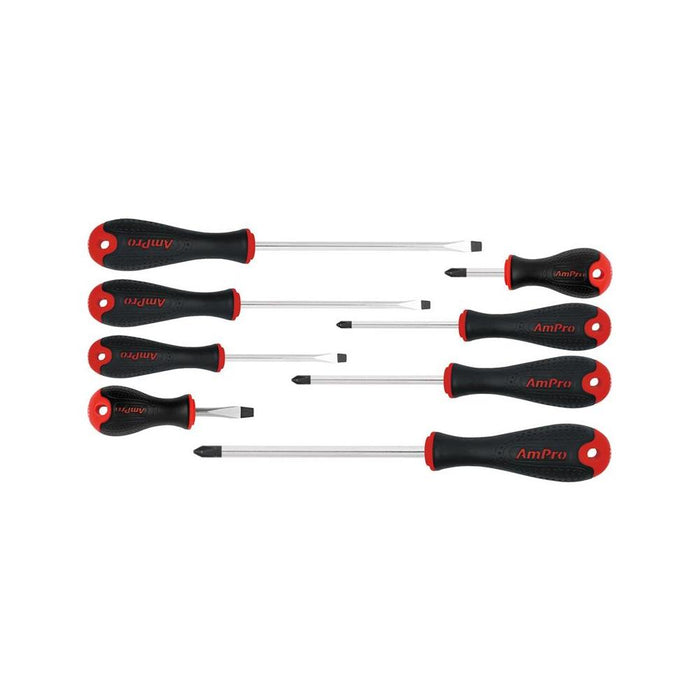 AmPro: 8Pc Xtro Soft Pro Screwdriver Set -  T32992