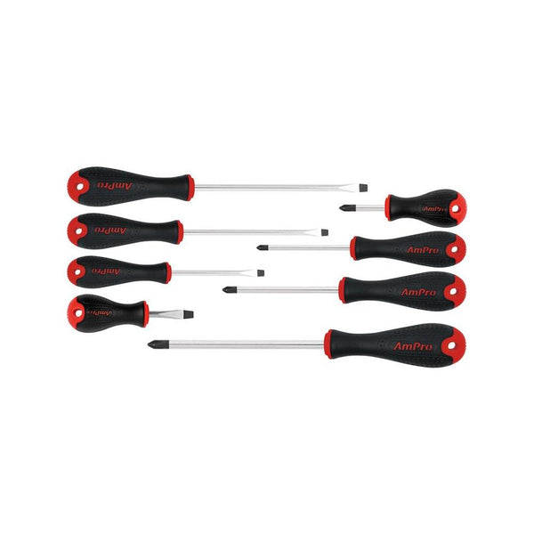 AmPro: 8Pc Xtro Soft Pro Screwdriver Set -  T32992