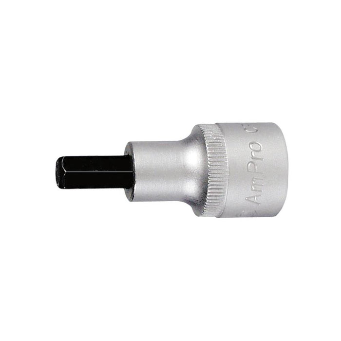 AMPRO Tamper Proof Hex Bit Socket T33064: 1/2 Drive, 4mm - High Quality Mechanic Tool