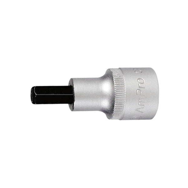 AMPRO Tamper Proof Hex Bit Socket T33064: 1/2 Drive, 4mm - High Quality Mechanic Tool