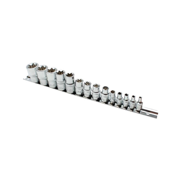 AmPro: 14Pc External Star Socket Set 1/4