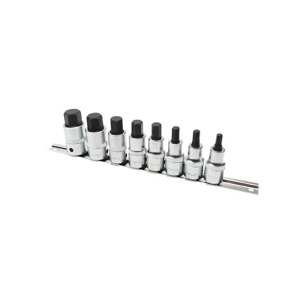 AmPro: 8Pc 1/2" Dr. Hex Bit Socket Set 55Mm  -  T33232