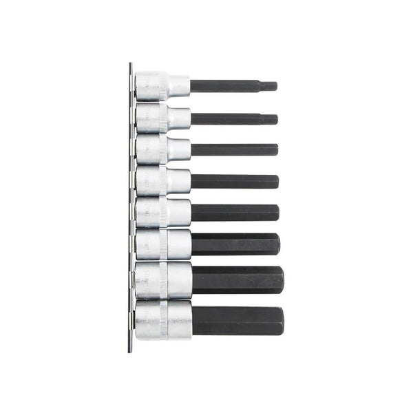 AmPro: 8Pc 1/2" Dr. Hex Bit Socket Set 100Mm -  T33233
