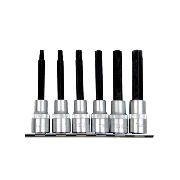 AmPro: 6Pc 1/2" Star Bit Socket Set T30-T60 -  T33235