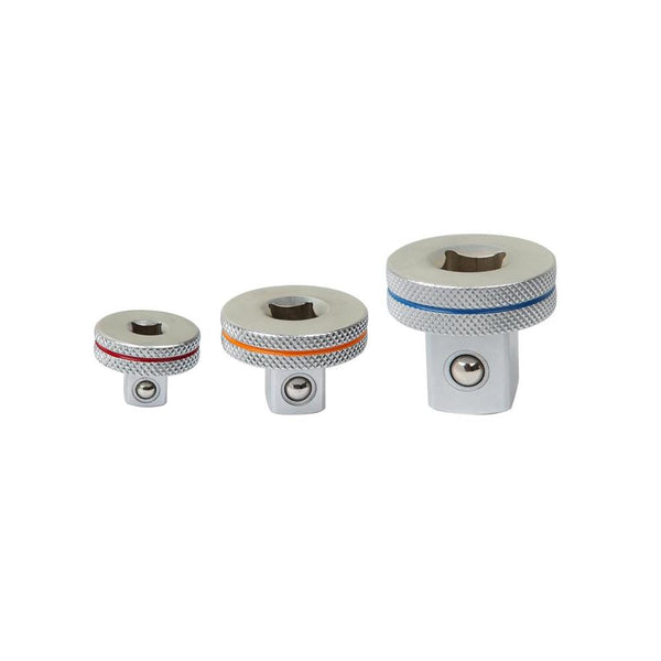 AMPRO 3-Piece Slim Profile Socket Adapter Set T33285 - Socket Adapters for Mechanics & DIY