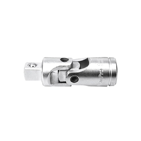 AMPRO 1/4" Drive Universal Joint - T33300. Chrome Vanadium Universal Joint for Sockets & Wrenches. Flexible Drive Socket Adapter