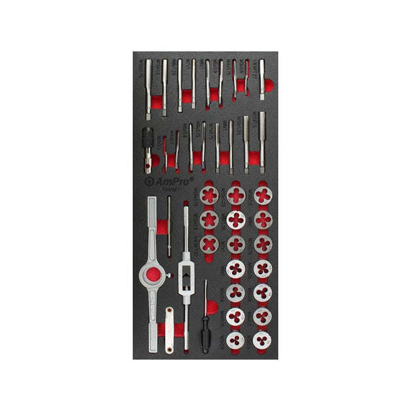 AmPro: 39Pc Tap & Die Tool Set -  T35921