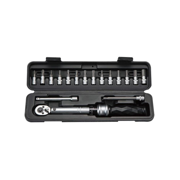 AmPro: 17Pc 1/4" Dr. Industrial Mini Torque Wrench Kit 5 - 25 N.M. -  T39979