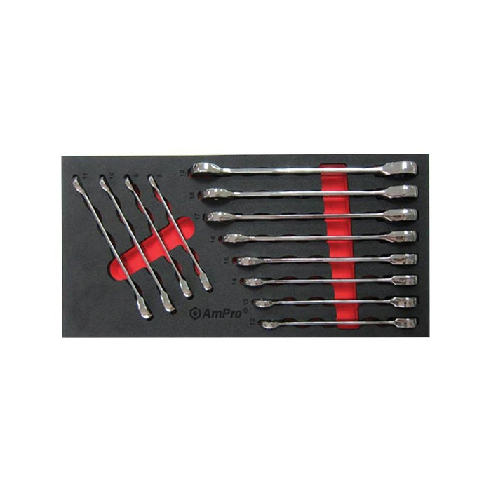 AmPro: 12Pc Geared Comb Wrench Set -  T41478