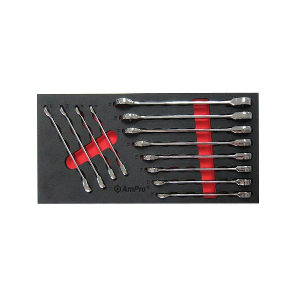 AmPro: 12Pc Geared Comb Wrench Set -  T41478