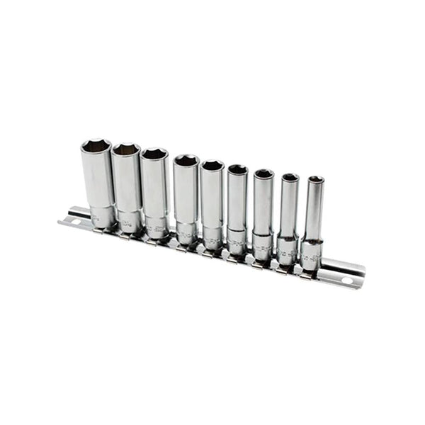 AmPro: 9Pc 1/4" Dr. Deep Socket Set -  T45002