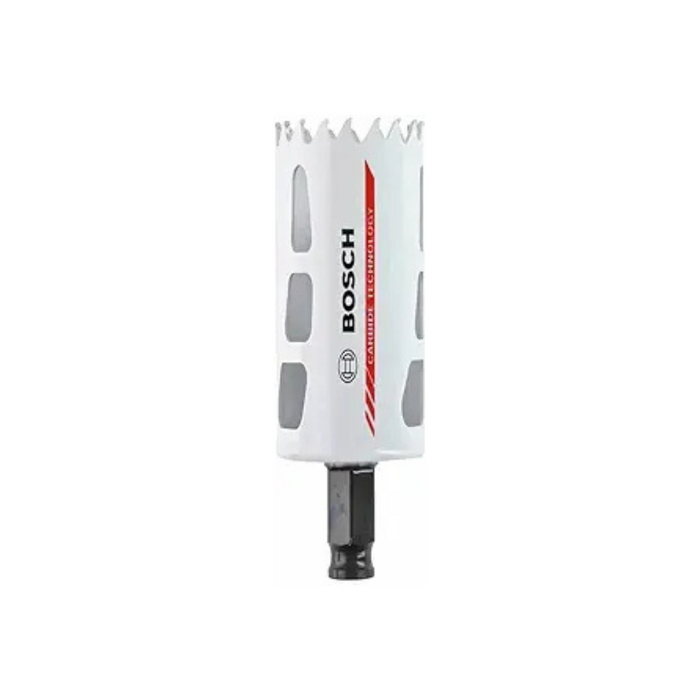 Bosch Carbide Hole Saw - Heavy Duty, 54mm Cut Depth, Wood/Metal Cutting - SKU: 2608594172