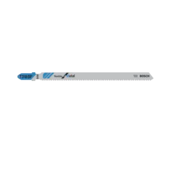 BOSCH T718BF Jigsaw Blade: BIM, Flexible Metal Cutting Saw Blade for Metal-Sandwich.