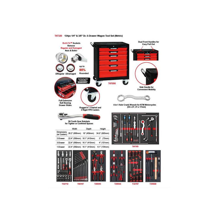 AmPro: 134Pc 1/4
