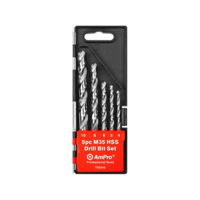 AmPro: 5Pc Hss Drill Bit Set -  T50342