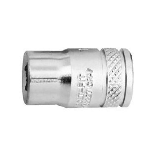 AMPRO Bolt-Fit 3/8" Drive 18mm 6pt Socket - T52318 | High-Quality Cr-V Steel Socket
