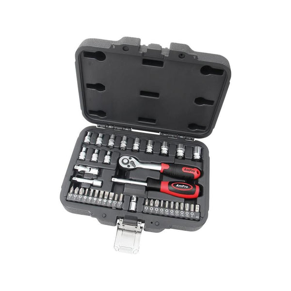 AmPro: 39Pc 1/4" Dr. Bolt-Fit Socket Set Metric -  T52703