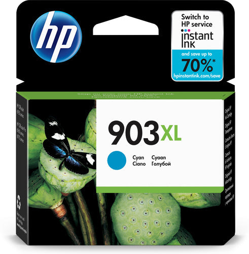 HP 903XL High Yield Cyan Ink Cartridge-T6M03AE