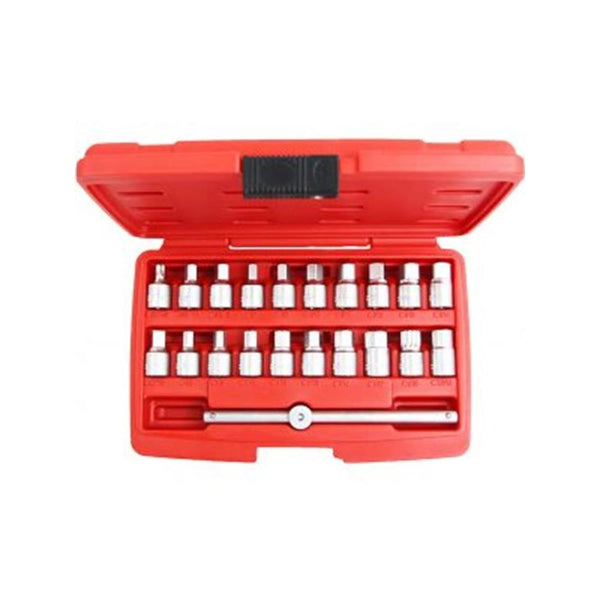 AmPro: 21Pc 3/8" Dr. Master Drain Plug Key Set -  T72141