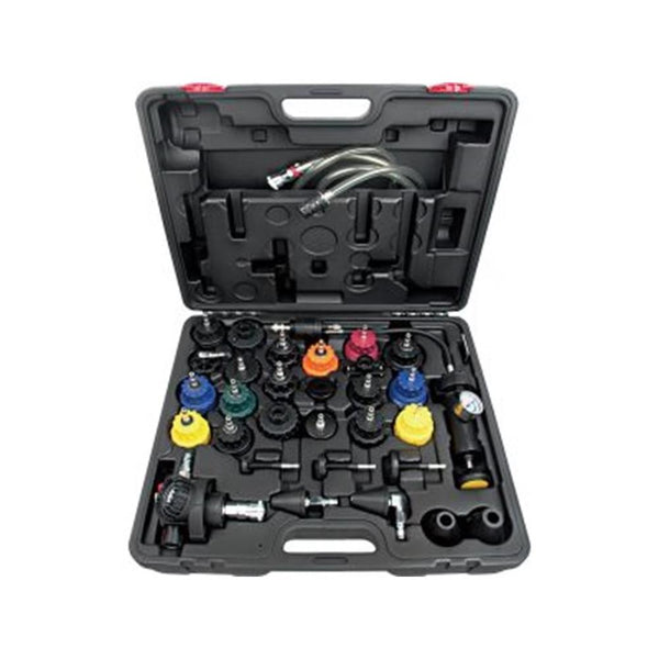 AmPro: 33Pc Cooling System Leakage Tester And Vacuum-Type Coolant Refill Kit -  T75552