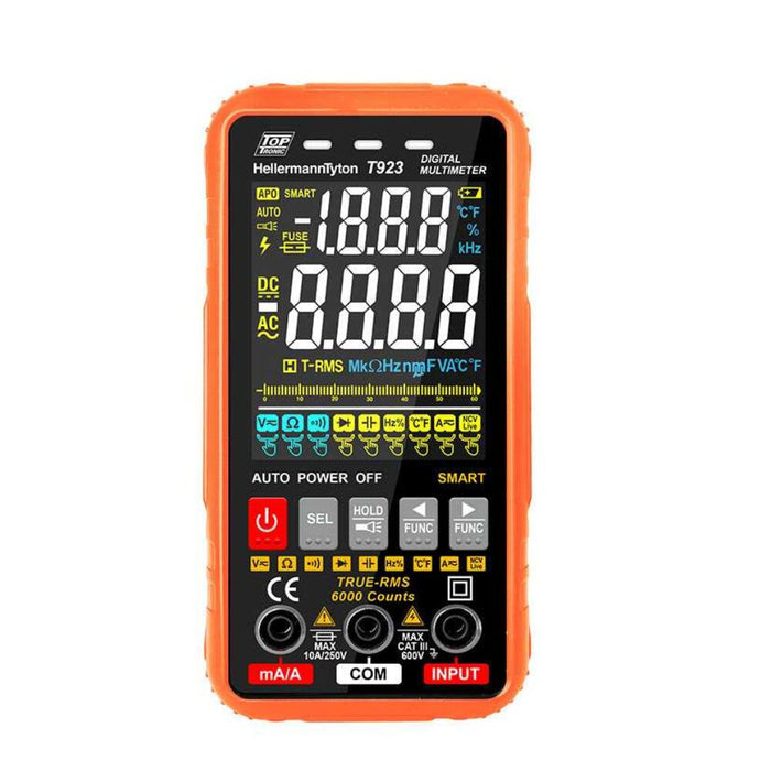 HellermannTyton Multimeter LCD 600V 6000 Count T923